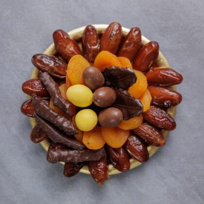 Bandeja de Frutas Secas y Chocolate Chica