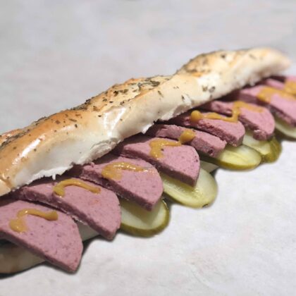 Sandwich de leber ahumado