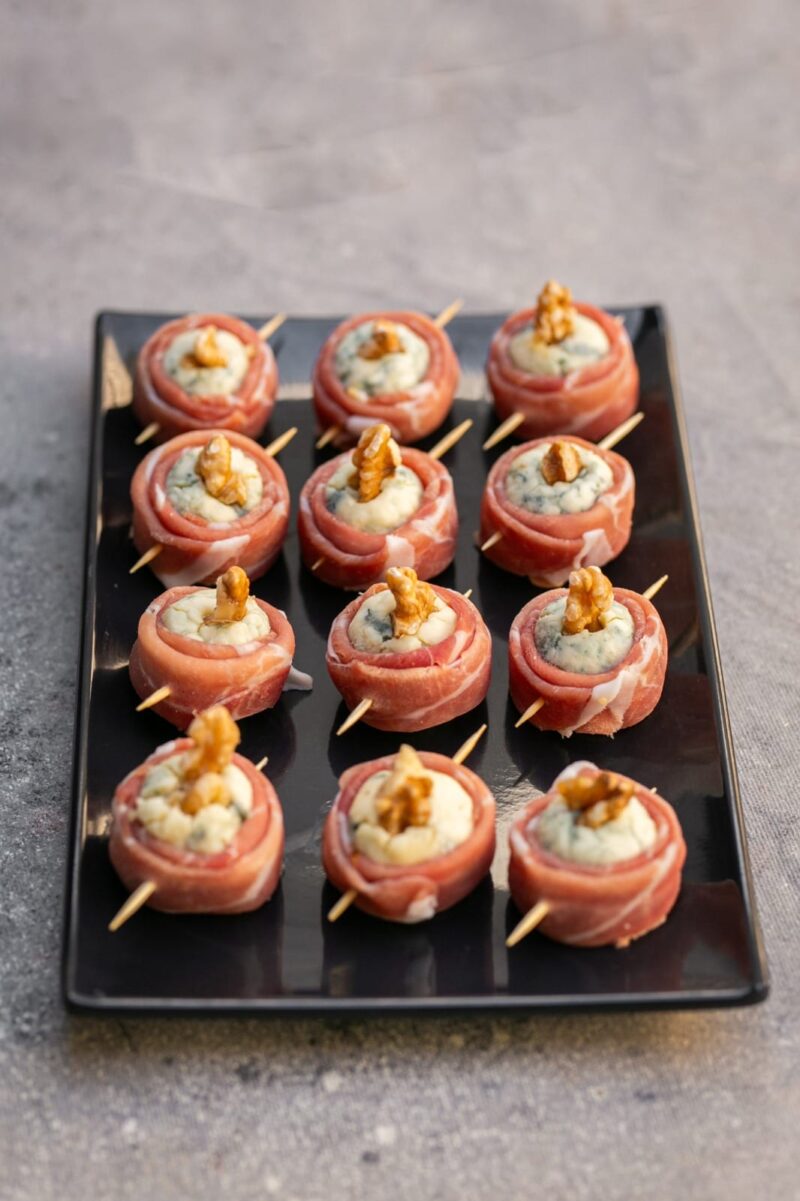 Pincho jamón crudo y queso azul - Imagen 3
