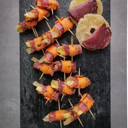 Pincho de Bresaola y Anana