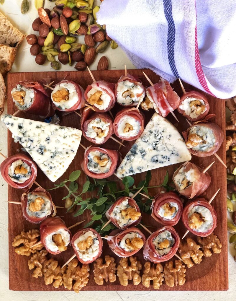 Pincho jamón crudo y queso azul - Imagen 2